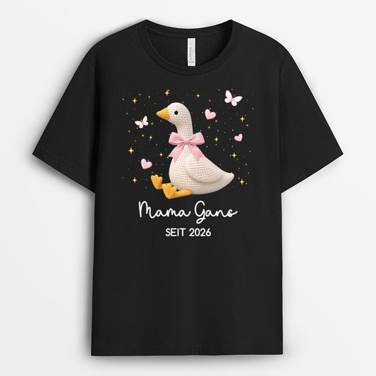 8232AGE1 mama gans ganse personalisiertes geschenk  oma mama t shirt 8232aap5a