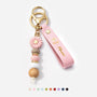 8275MGE1 3d druck effekt mama  blume gold personalisiertes geschenk  daisy schlusselanhanger perlen mama oma 8275mj6pwa