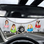 8277GGE1 fahr vorsichtig papa personalisierte geschenke foto  acryl autospiegel anhanger papa mama 8277gsyab