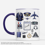 8285MGE1 3d druck effekt flugbuch personalisierte geschenke fur manner  pilot tasse 8285mcfnb