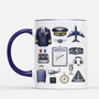 8285MGE2 3d druck effekt flugbuch personalisierte geschenke fur manner  pilot tasse 8285mcfnb