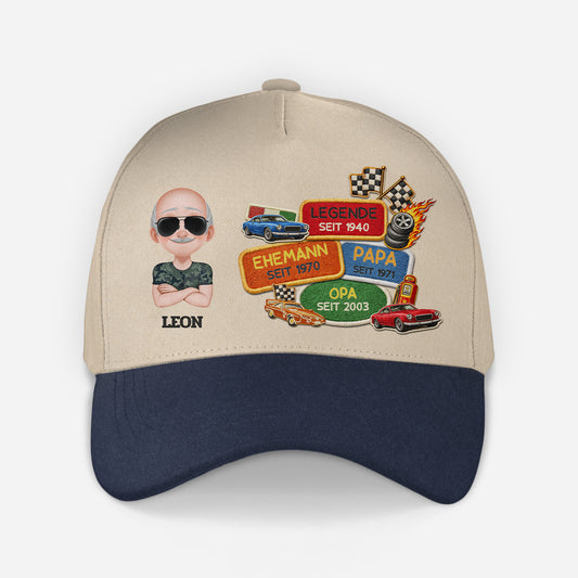 8290JGE2 3d druck effekt legende ehemann papa opa personalisiertes geschenk  kappen armeemuster 8290jspnb_2a534987 5062 4ea0 8a6b 5e68172b4046