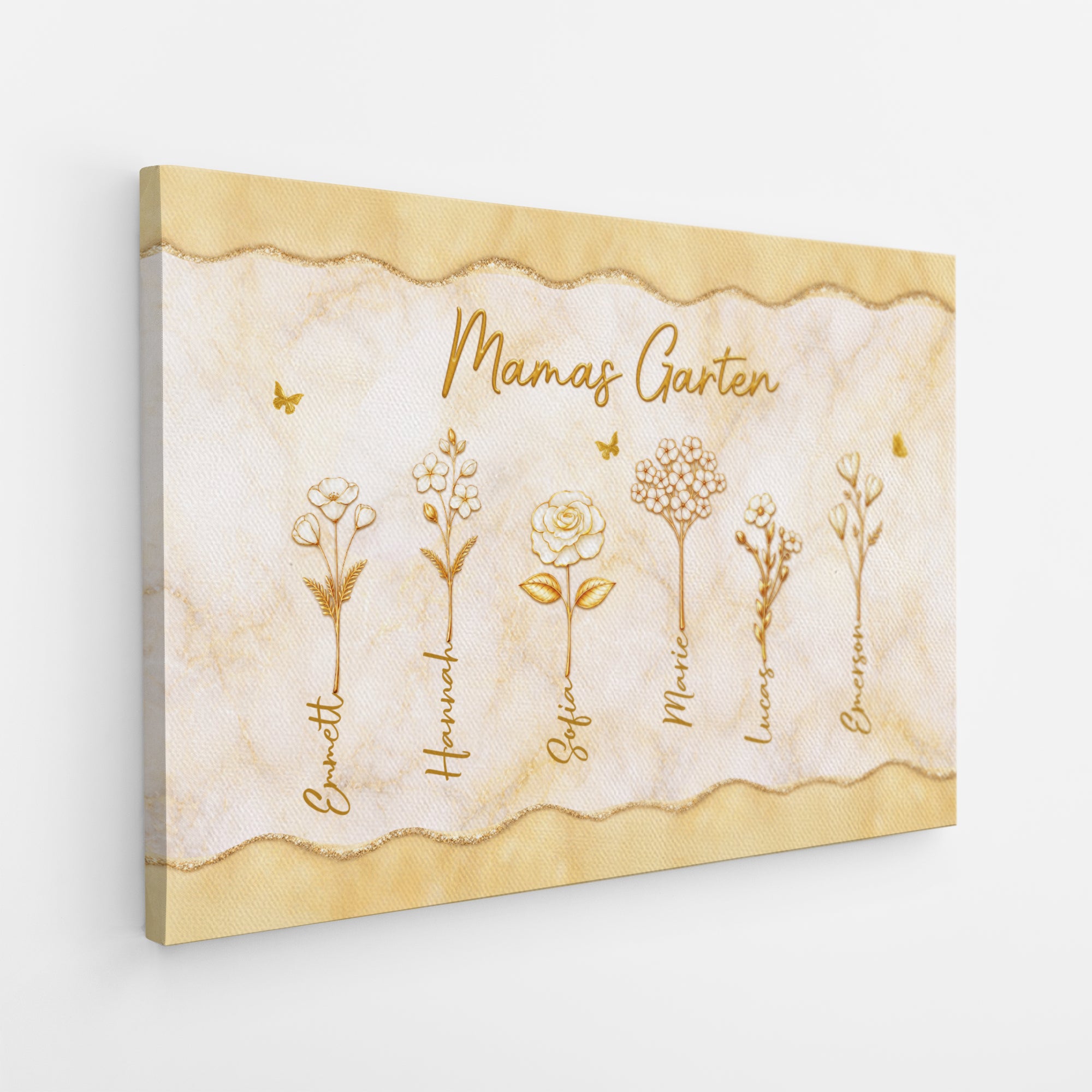 8319CGE2 3d druck effekt omas garten personalisiertes geschenk garten  leinwand fur oma mama 8319ccyaa