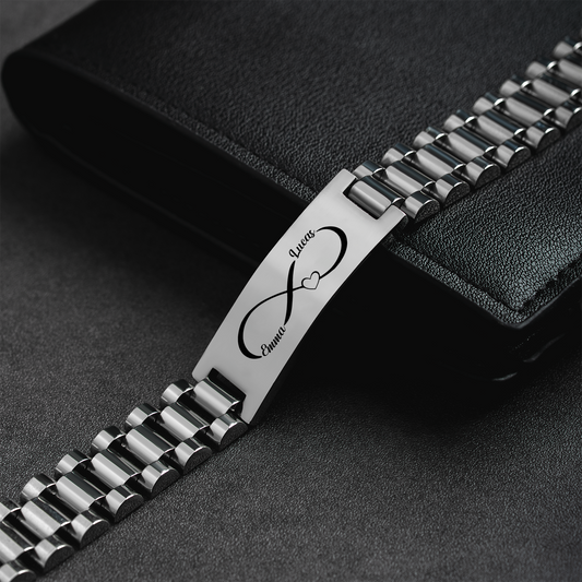 8325JGE2 unendlichkeitszeichen uhrenband personalisierte paar geschenke  armbander 8325jnf5g