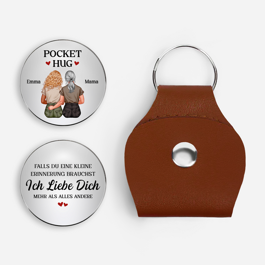 8348AGE1 ich liebe dich mehr als alles andere personalisiertes geschenk  pocket hug schlusselanhanger mama oma 8348aj8kca