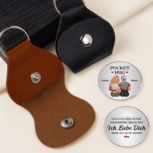 8348AGE2 ich liebe dich mehr als alles andere personalisiertes geschenk  pocket hug schlusselanhanger mama oma 8348aj8kca