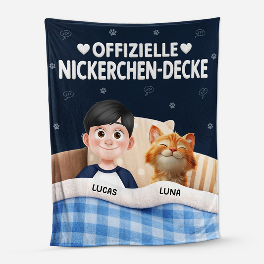 8351BGE1 3d druck effekt offizielle nickerchen decke personalisierte geschenke katze  kuscheldecke 8351bchmd