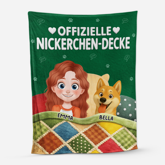 8351BGE1 3d druck effekt offizielle nickerchen decke personalisierte hunde geschenke  kuscheldecke 8351bchmc