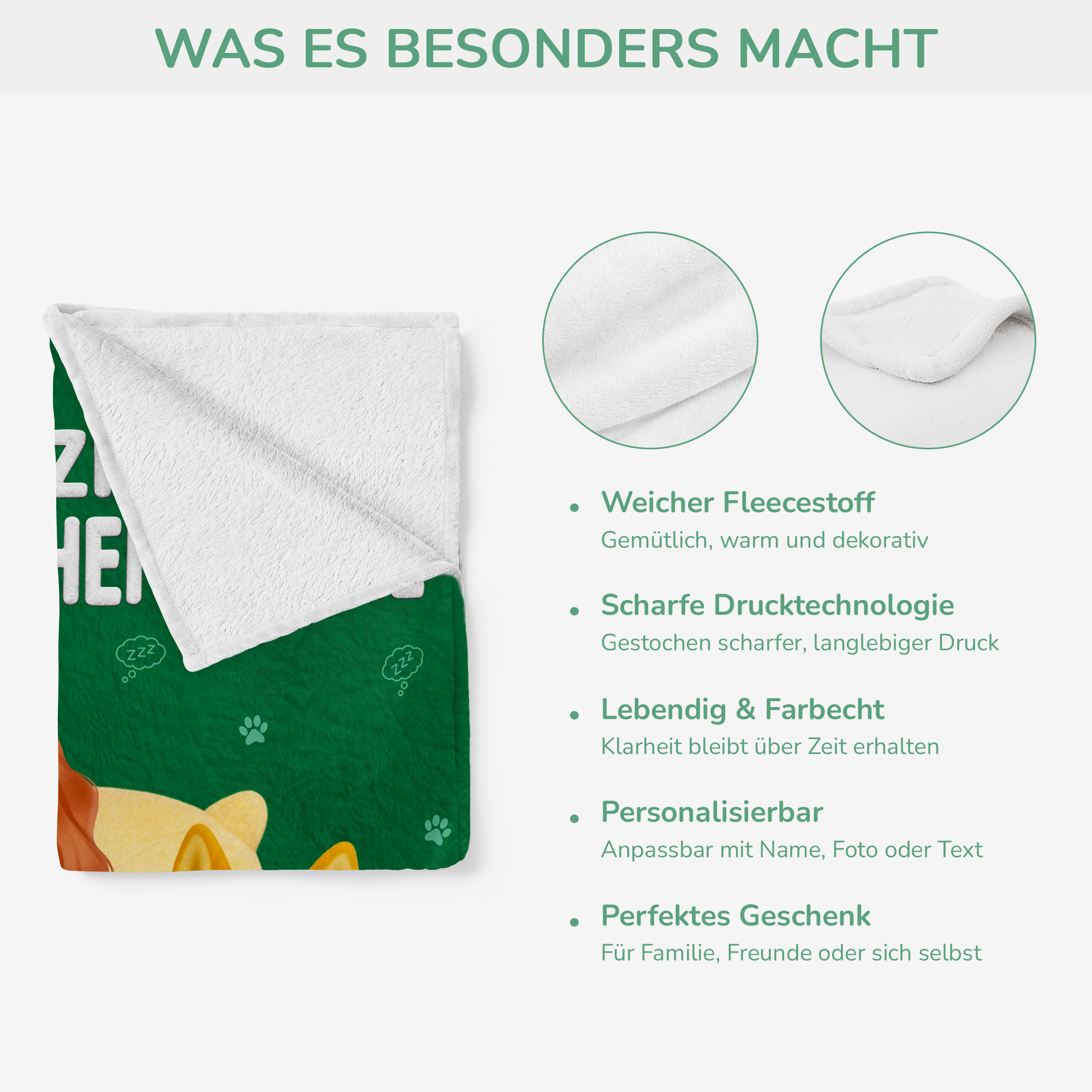 8351BGE3 3d druck effekt offizielle nickerchen decke personalisierte hunde geschenke  kuscheldecke 8351bchmc