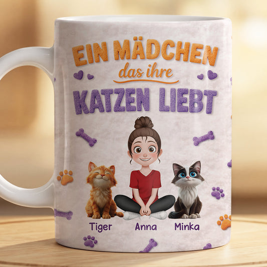 8360MGE2 3d druck effekt nur eine frau die hunde liebt personalisierte geschenke katze  tasse cartoon 8360mtptd_0dce5891 87e4 4cea b45c 068dafb72473