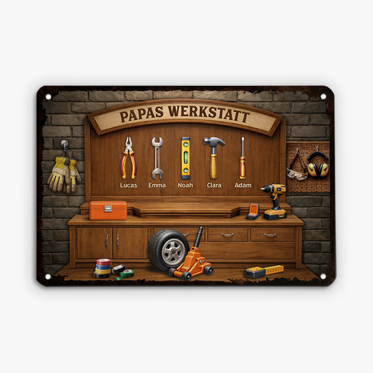 8384EGE1 papas werkstatt mauersteine personalisiertes geschenk  werkstatt schild opa papa 8384esxmb_fa0fbb8f f46f 4a64 9eaa 92385c57a8c5