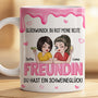 8402MGE2 3d druck effekt gluckwunsch du bist meine schwester personalisierte geschenke beste freundin  tassen 8402m8dne