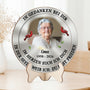 8426QGE2 du hast deinen frieden gefunden personalisierte trauergeschenke  holzaufsteller opa oma 8426qcpab