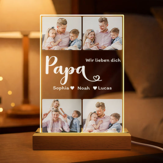 8488LGE1 papa wir lieben dich personalisierte geschenke foto  nachtlicht papa mama 8488lav5b_1