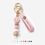 8540MGE1 wo auch immer du hingehst meine liebe folgt dir personalisierte paar geschenke  daisy schlusselanhanger perlen foto 8540mjsvcg_1