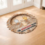 8567AGE2 3d druck effekt tur geschlossen halten katzen planen ausbruch personalisierte geschenke katze  fussmatte unregelmassige form 8567adsmd