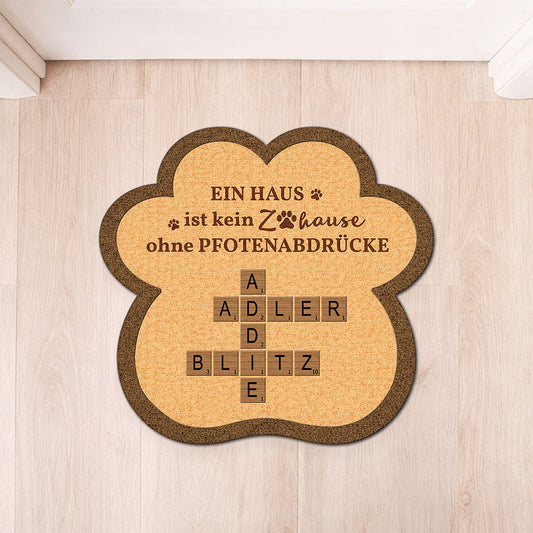 8583AGE1 ein haus ist kein zuhause ohne pfotenabdrucke personalisiertes geschenk  fussmatte hund_ katze unregelmassige form 8583adnvcc_6