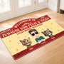 8609AGE1 willkommen im zuhause personalisierte geschenke katze  fussmatte unregelmassige form 8609adavmd_2