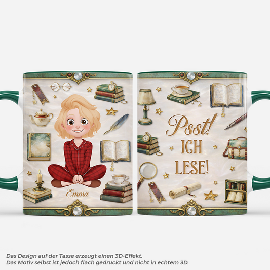8632MGE1 3d druck effekt psst ich lese personalisierte geschenke fur leseratten_ frauen manner  tasse 8632m8cza_2