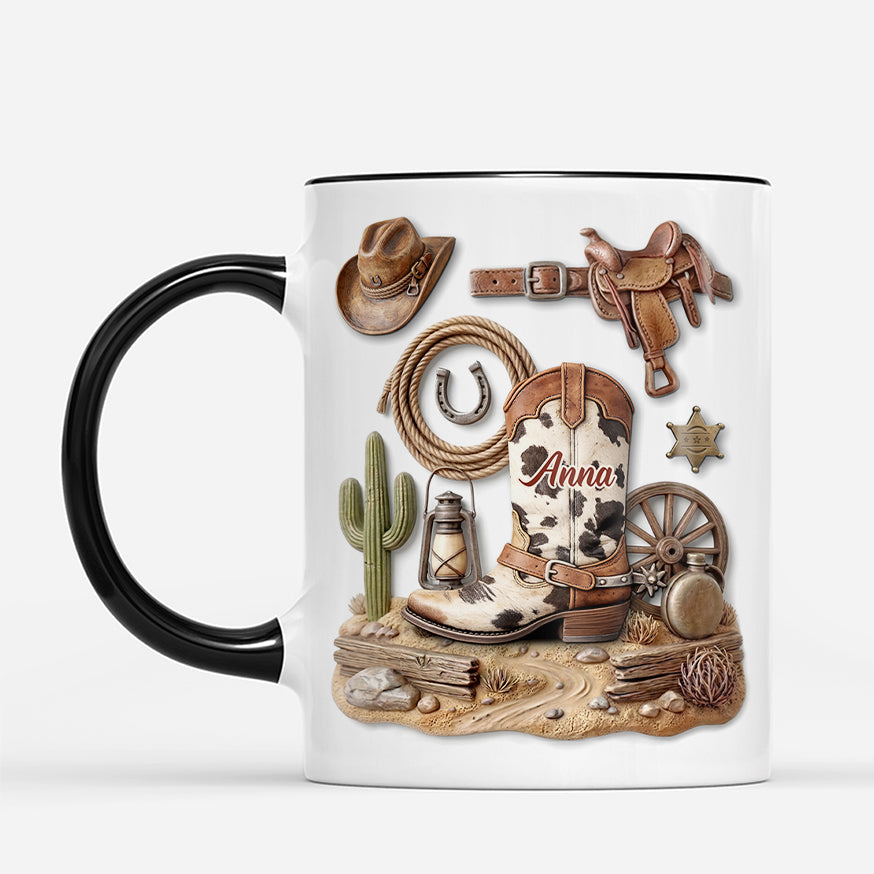 8671MGE2 cowboystiefel personalisiertes geschenk  tasse fur manner frauen 8671mcqab