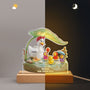 8675LGE6 3d optik mama ich liebe dich personalisiertes geschenk  nachtlicht_ mama oma ente 8675lcyra