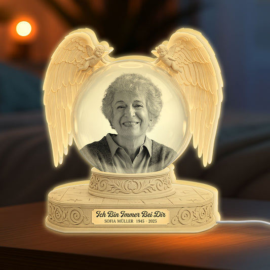 8719LGE1 3d druck effekt mama papa engelsflugel personalisierte lightbox zur erinnerung 8719laqla