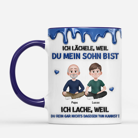 8740MGE2 3d druck effekt ich lachele weil du mein sohn bist personalisiertes geschenk  tasse sohn tochter blau 8740mtpla_e739a7cf 6a04 41bc a124 6c579ddfd787