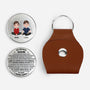 8749AGE1 eltern erwachsene kinder spruche personalisiertes geschenk  pocket hug schlusselanhanger sohn tochter 8749aj6lla_1