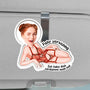 8764GGE1 fahr vorsichtig personalisierte geschenke foto  auto visier clip ehemann freund paar 8764g8hzb