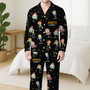 8780VGE3 dieser papa gehort zu personalisiertes geschenk  schlafanzug papa mama stickmen sterne 8780vtkaa