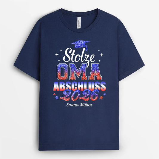 8933AGE2 stolze mama personalisierte geschenke abschluss  t shirt mama papa 8933aayla