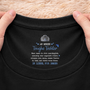 8943AGE2 an meine toughe tochter personalisierte geschenke fur frauen  schwarzes t shirt nackenlabel drucken 8943aa