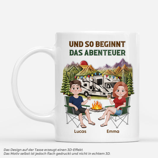 9030MGE1 3d druck effekt und so beginnt das abenteuer personalisierte paar geschenke  tassen camping 9030mtqwg_f67b936b 3306 4554 9091 767e4a334c08