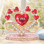 9058AGE1 3d druck effekt gesegnet mama genannt zu werden personalisiertes geschenk  acryl aufsteller mama oma 9058arsvta_2