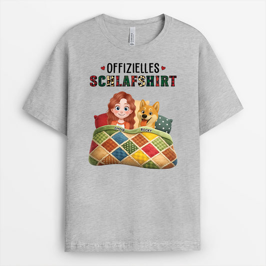 9171AGE2 3d druck effekt offizielles schlafshirt hund personalisiertes hunde geschenk  t shirt 9171a8h5c