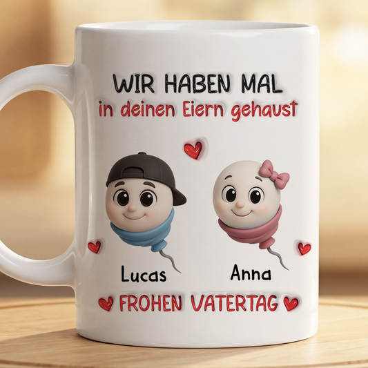 9184MGE2 3d druck effekt danke dass du uns nicht geschluckt hast muttertag vatertag personalisiertes geschenk  mama  papa tasse 9184mtfta