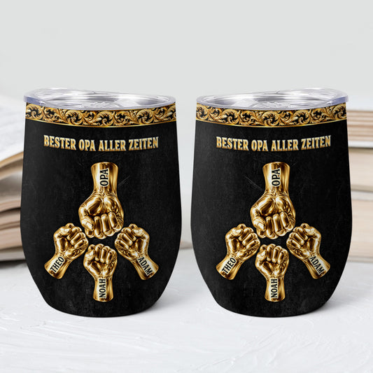 9204TGE2 3d optik bester papa aller zeiten personalisierter thermobecher 355 ml papa opa gold 9204tnqmb