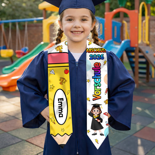 9207AGE2 kindergarten abschlussfeier buntstifte personalisierte geschenke kinder  kindergarten abschluss stola cartoon 9207ab6fgk_96a08ba4 cf21 4f6e a2d9 f289d51abc5a