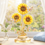 9218AGE1 3d druck effekt sonnenblumen  schmetterlinge personalisiertes geschenk  acryl aufsteller mama oma 9218arafpa