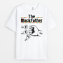 9219AGE1 the blackfather the blackmother personalisiertes geschenk  mama papa shirt weiss 9219atfzb