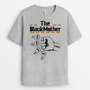 9219AGE2 the blackfather the blackmother personalisiertes geschenk  mama papa shirt weiss 9219atfzb