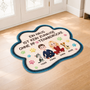 9228AGE2 3d druck effekt ein haus wird erst durch pfotenabdrucke zu einem zuhause personalisierte geschenke katze  fussmatte unregelmassige form 9228adnxnd