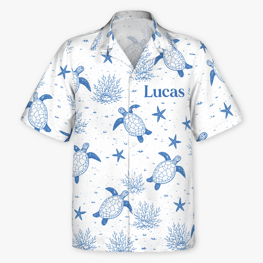 9283AGE1 meeresschildkroten personalisierte geschenke fur frauen  hawaiihemd 9283aaneza