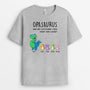 0030A010BGE1 personalisierte geschenke T Shirt dinosaurier opa papa