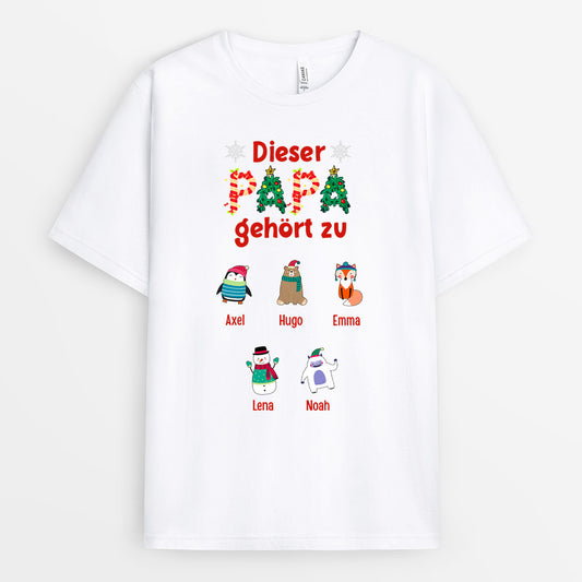 0050A010BGE2 personalisierte T Shirt geschenke kinder opa papa weihnachten