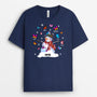0058A010AGE1 personalisierte T Shirt geschenke schneemann oma mama schmetterlinge