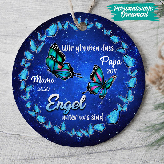 0089O040GGE2 individuelle Ornament aufmerksamkeiten schmetterling papa mama denkmal