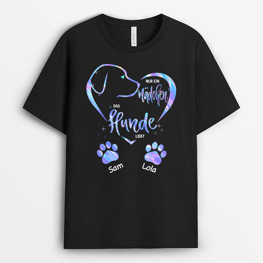 0136AGE2 personalisierte T Shirt geschenke herz hundeliebhaber madchen katzen