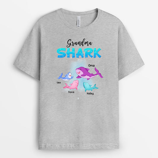 0153AGE1 personalisierte T Shirt geschenke hai oma mama mamahai