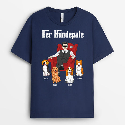 0251A258CGE2 individuelle T Shirt aufmerksamkeiten hundepate hundeliebhaber opa papa